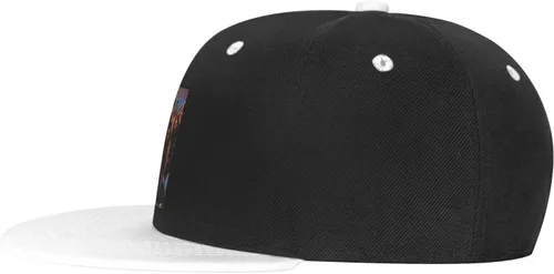 Vista 3 de Morbid Music and Angel - Sombrero de estilo hip hop para adultos, de ala plana, para hombre y mujer