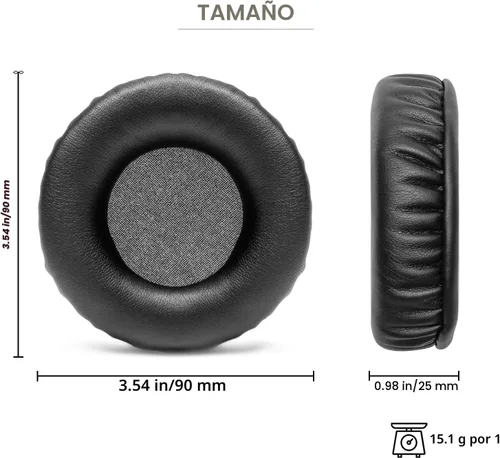 Vista 5 de Elegantes opciones de color para DJ, almohadillas de espuma compatibles con Pioneer Hdj-X5 X5bt Hdj-X7 X7bt Hdj-X10 Dj auriculares