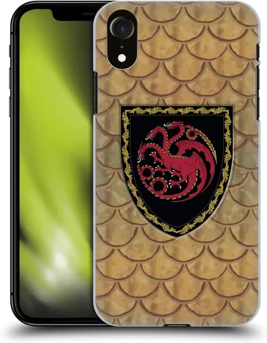 Vista 16 de Head Case Designs Officially Licensed House of The Dragon: Television Series Crown Graphics Hard Back Case Compatible with Apple iPhone XR