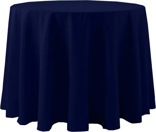 Vista 18 de Ultimate Textile Cotton-Feel - Mantel redondo de 90 pulgadas para comedor, color berenjena, color morado