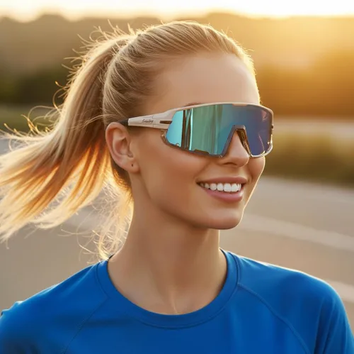Vista 3 de BangLong Gafas de sol deportivas para ciclismo, protección UV400, para pesca, conducción, correr, béisbol, para hombres y mujeres