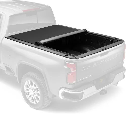 Vista 6 de RealTruck TruXedo Deuce Hybrid - Cubierta Tonneau para caja de camioneta, 797701, se adapta a la caja del Ford F-150 de 2015 a 2024 de 5 pies 7