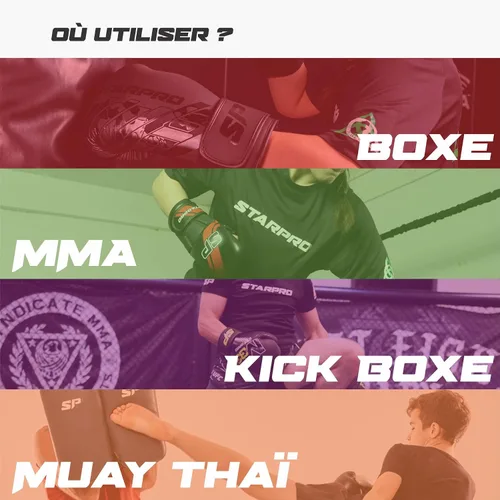Vista 5 de Starpro Protector de cabeza de boxeo – piel sintética – Muay Thai Kickboxing Training Protection and Fighting Headgear – Varios tamaños