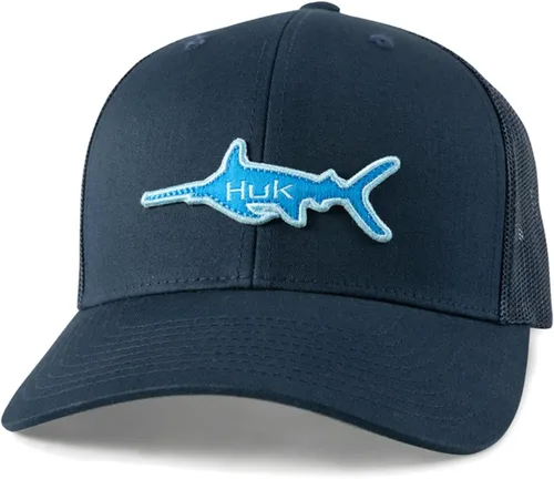 Vista 20 de HUK - Gorra de camionero de malla para hombre con cierre a presión Gorra de pesca antirreflectante