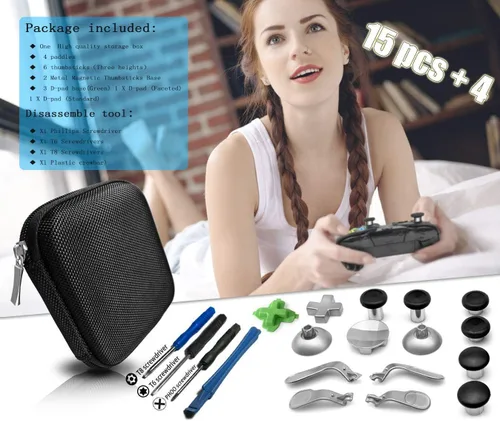 Vista 7 de AQIDAP Elite Kit para Xbox One Elite Controller Accesorio