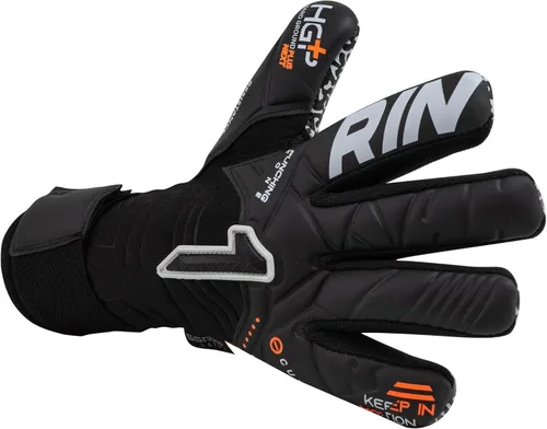 Vista 4 de Rinat Kratos-Prime Guantes de portero – Látex XP súper suave Corte negativo Absorción de impactos Correa ajustable Pulsera elástica
