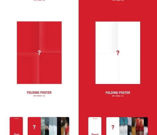 Vista 5 de GOT7 BamBam Sour & Sweet 1er álbum plegable póster en paquete+Lyricsbook+Photobook+Book Holder+Photocard+Pegatina+Seguimiento sellado aleatorio