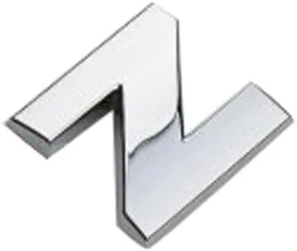 Vista 29 de Anso 1x Pegatina para Parachoques de Coche Auto de Metal Cromado DIY Letras 3D Digital Alfabeto Emblema