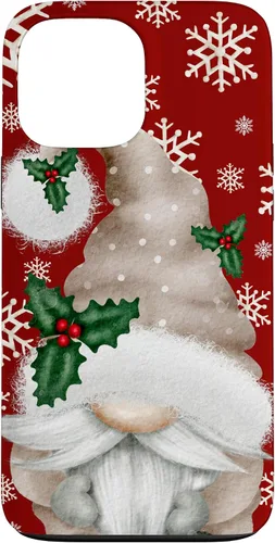 Vista 24 de Aesthetic Snowflake Cute Winter Gnome for Christmas Grandma Case for iPhone 17