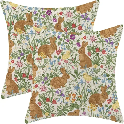 Vista 9 de AEIOAE Juego de 2 fundas de almohada de San Valentín de 16 x 16 pulgadas, almohadas de corazón rojo de amor de algodón para decoración del día