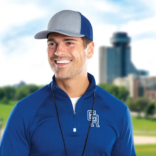 Vista 5 de Pacific Headwear Puntada de contraste Trucker Snapback