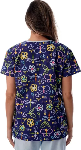 Vista 3 de Camisa médica Just Love para enfermería, para mujer.