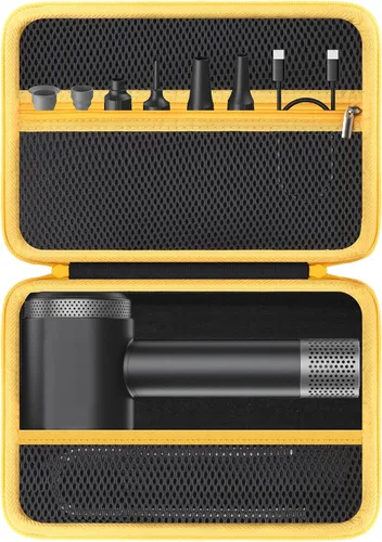 Vista 9 de Estuche de viaje rígido de Aenllosi compatible con inflador de neumáticos portátil Fanttik X8, organizador de compresor de aire para tubo de aire