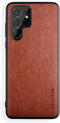 Vista 62 de AIORIA Para Samsung Galaxy Note 20 Case, 6.7 pulgadas Premium PU Leather Cover Retro Business Design Funda protectora completa para Samsung Note 20