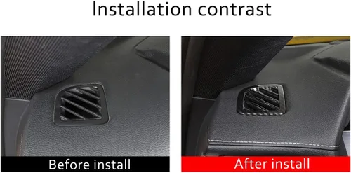 Vista 2 de Daeiclru Cubierta de salida de aire para salpicadero de automóvil, ajuste para Toyota Supra GR A90 A91 MK5 2019-2022, accesorios de marco