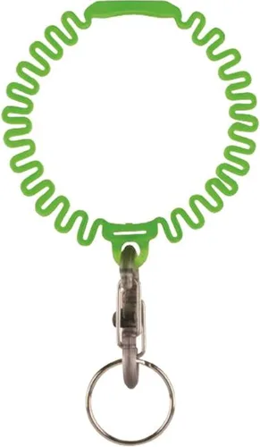 Vista 10 de Nite Ize KWB-03-R6 Key Band-It, pulsera elástica llavero con clip S-Biner, azul