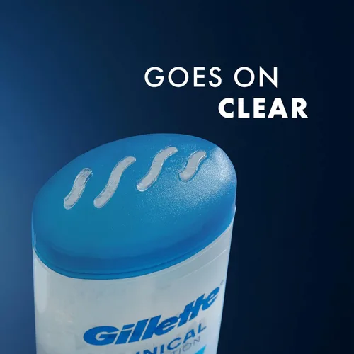Vista 13 de Gillette Antitranspirante clínico y desodorante para hombres, protección contra el sudor y el olor 72 horas, frescura de larga duración, tecnología