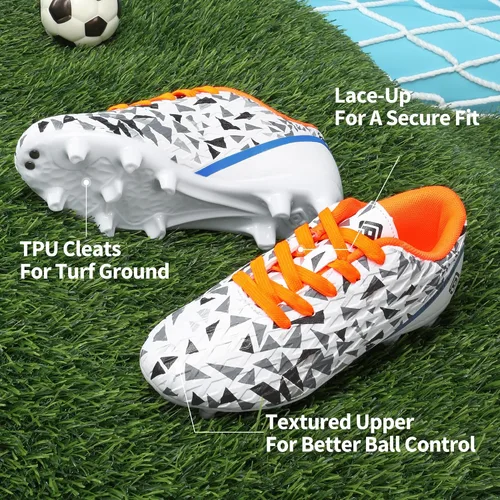 Vista 2 de DREAM PAIRS Tacos de fútbol para niños y niñas