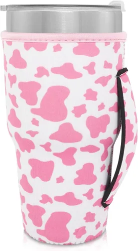 Vista 47 de Fundas Aislantes de Neopreno Portavasos con Asa para Vasos Tumbler de 20oz, Funda Reutilizable para Café Helado Para Tazas de Café de 30oz - 32oz