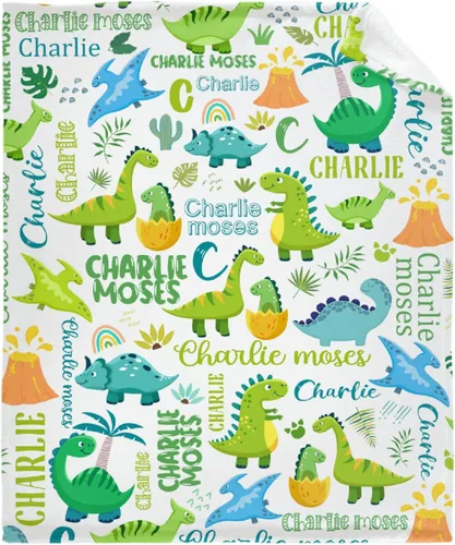 Vista 15 de Regalos de Mantas de Dinosaurio de Navidad Súper Suaves y Ligeras de Franela para Niños, Adultos, Adecuadas para Sofá, Cama, Campamento, Viajes