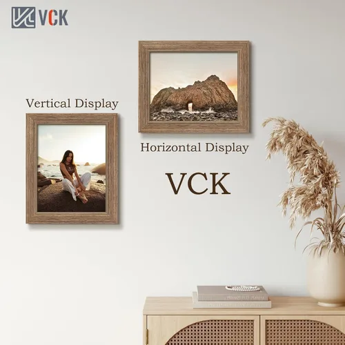 Vista 233 de VCK Marcos para póster de madera maciza de 22.375 x 34 pulgadas, marco de fotos A1 negro con montaje en pared, paquete de 3