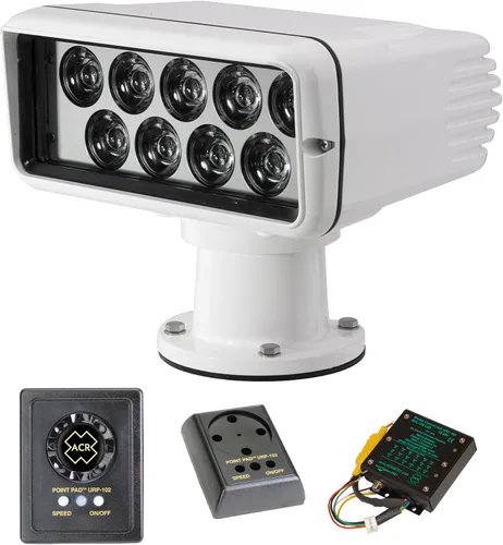 Vista 2 de Reflector marino ACR RCL-100 LED - Haz de 2,952.8 ft, 220.000 CD, 12V/24V Negro