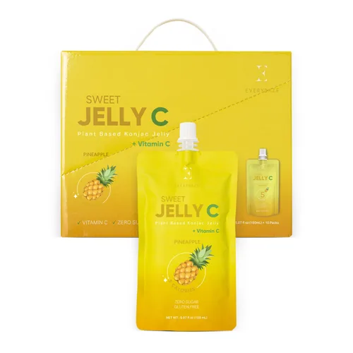 Vista 10 de EVERYDAZE Gelatina Dulce Jelly C Konjac Vegana, Sin Gluten, Sin Azúcar, Baja en Calorías Saludable Bebida Frutal Paquete de 10 Bolsas