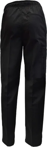 Vista 8 de Natural Uniforms Conjunto de uniforme de chef para hombre - Conjunto de abrigo y pantalones cargo de chef