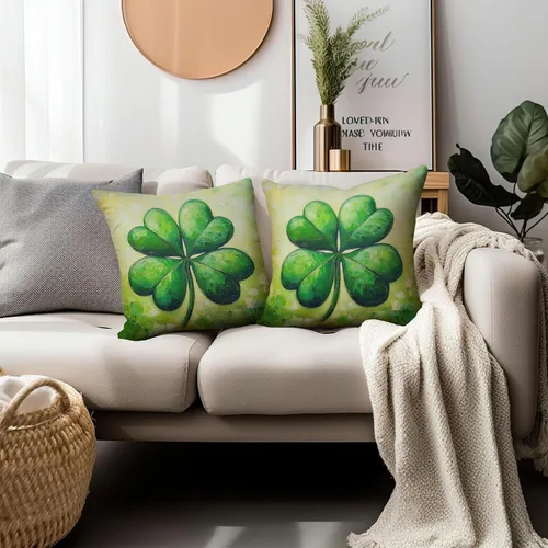 Vista 24 de Juego de 2 fundas de almohada de 16 x 16 pulgadas, diseño patriótico de bandera estadounidense con estrellas para exteriores, estilo casa de campo