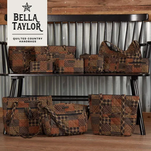 Vista 6 de Bella Taylor Bolsos de hombro de retazos de algodón acolchado Stride