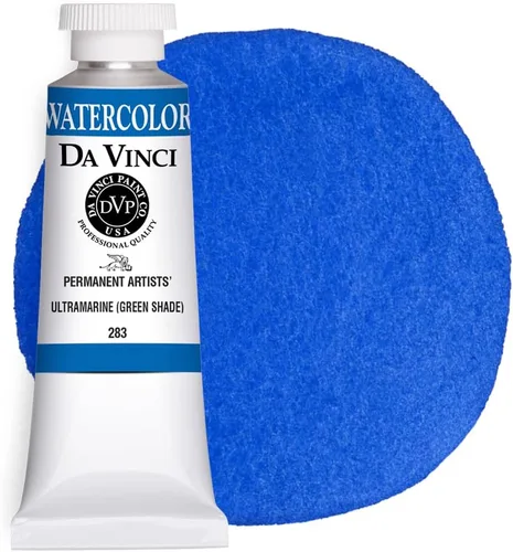 Vista 90 de DA VINCI PAINTS Pintura Acuarela Profesional para Artistas, Azul Cobalto, 15mL