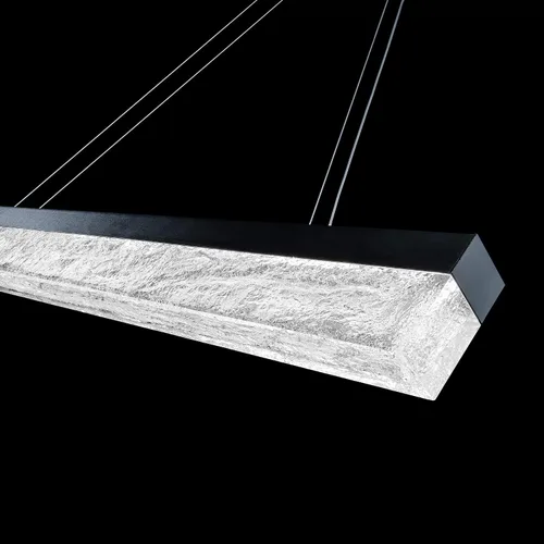 Vista 6 de WAC Lighting Colgante LED efervescente de 45 pulgadas 3000K en negro