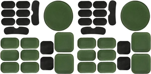 Vista 10 de Universal Airsoft Helmet Pads, Tactical Helmet Replacement Foam Padding Kits Bicycle Accessories Mats for Fast Mich CS ACH FMA USMC PASGT