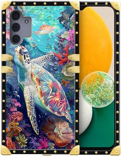 Vista 9 de Funda compatible con Samsung Galaxy A13 5G, 4 libélulas en la flor para mujeres y niñas, funda protectora de TPU suave a prueba de golpes