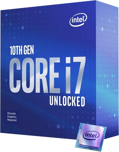 Vista 2 de Procesador de escritorio MSI MEG Intel Core i7-10700KF LGA1200 de 8 núcleos de hasta 5.1 GHz desbloqueado sin gráficos de procesador