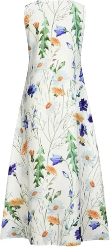 Vista 7 de Sleeveless Maxi Dresses for Women Floral Printed Summer Keyhole Tank Dress Beach Party Flowy Long Dress Loose Sundress