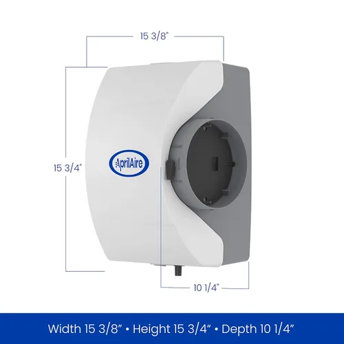 Vista 8 de AprilAire 600 Humidificador para toda la casa, humidificador automático de alta salida para conectar al sistema de ventilación, humidificador