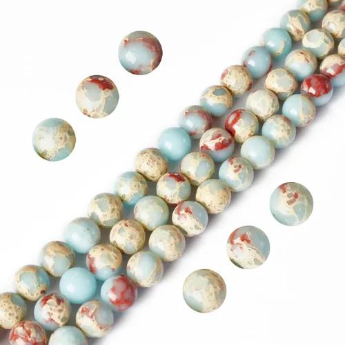 Vista 26 de 100 piezas de cuentas de amatista natural de 6 mm, cuentas de piedras preciosas redondas sueltas para hacer joyas