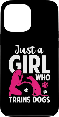 Vista 24 de Girl Who Trains Dogs Training Funny Dog Trainer Women Girls Case for iPhone 17