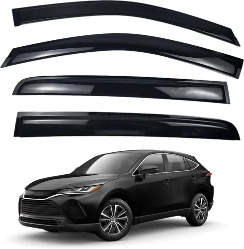 Vista 11 de Protectores de lluvia para ventanas compatibles con Toyota Prius 2010, 2011, 2012, 2013, 2014, 2015, accesorios para Toyota Prius, viseras