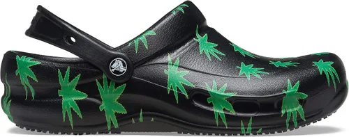 Vista 5 de Crocs Zuecos unisex para hombres y mujeres con gráfico bistró Zapatos de trabajo antideslizantes