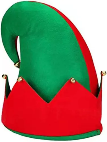 Vista 5 de IBTOM CASTLE Disfraces de elfo para niños, vestido de tul y sombrero verde para niña, ayudante de Papá Noel, sesión de fotos de Navidad