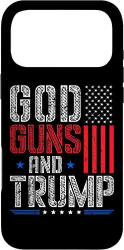 Vista 22 de God Guns and Trump Vote Donald Trump Republican Case for iPhone 17