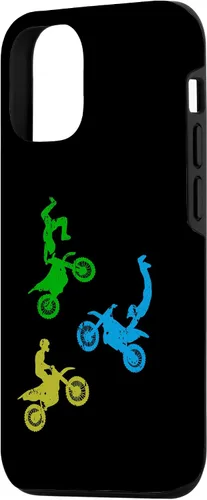 Vista 2 de iPhone 15 Freestyle Motocross Dirtbike Wheelie Enduro Motorcycle Boys Case