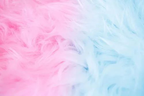 Vista 4 de Suministros de sabores de fiesta de algodón azul y rosa dulces de cumpleaños para niños, Kosher, bolsa de 2 onzas (paquete de 2)