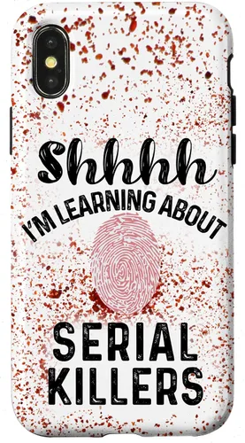 Vista 5 de True Crime Podcast Serial Killer Documentary Murder Podcast Case for iPhone 17