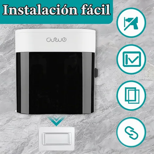 Vista 2 de Linkidea - Soporte para cepillos de dientes con 4 ranuras con 2 exprimidores de pasta de dientes, colgador de cepillos autoadhesivo para baño