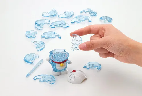 Vista 4 de BEVERLY Rompecabezas de cristal [44 piezas] Doraemon (importación de Japón)