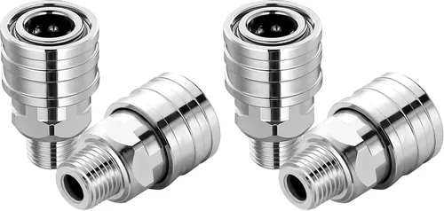 Vista 8 de JOEJET Accesorios para lavadora a presión, enchufe QC de 1/4" a adaptador