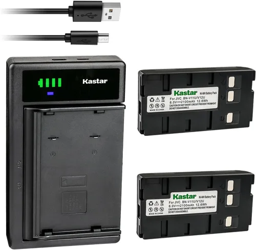 Vista 4 de Kastar Reemplazo del cargador de batería USB inteligente para JVC GR-SXM161US GR-SXM200 GR-SXM235U GR-SXM240U GR-SXM245U GR-SXM250US GR-SXM255